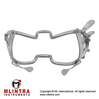 Whitehead Mouth Gag Without Tongue Depressor Ratchet Stainless Steel, 13 cm - 5" Whitehead Mouth Gag Without Tongue Depressor Ratchet Stainless Steel, 13 cm - 5"